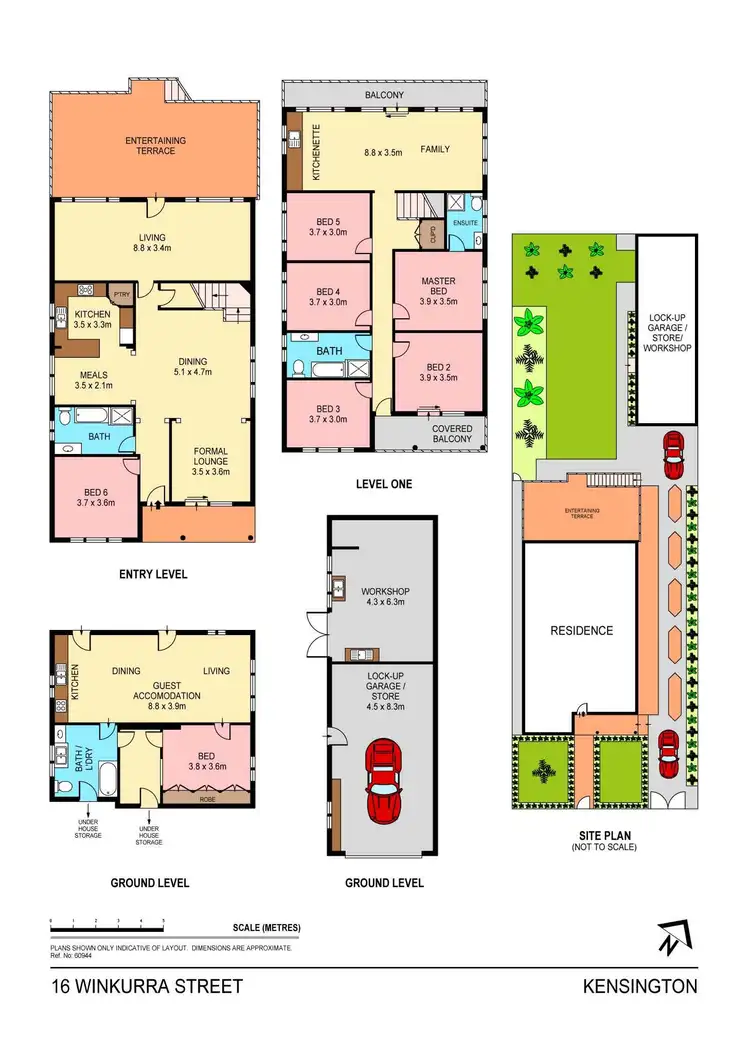 Floorplan of Homely house listing, 16 Winkurra Street, Kensington NSW 2033
