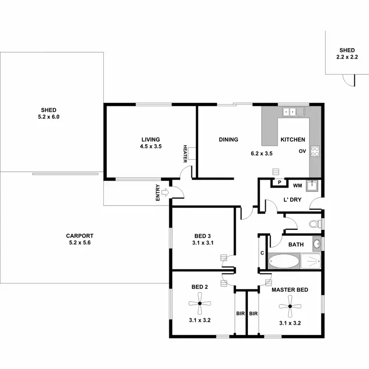Floorplan of Homely house listing, 22 Celadon Court, Wynn Vale SA 5127