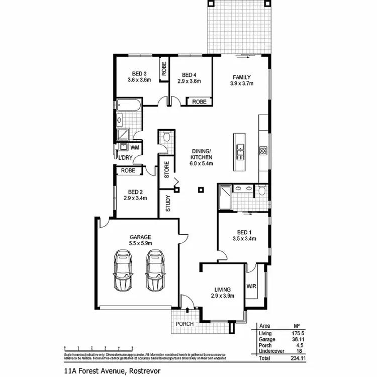 Floorplan of Homely house listing, 11A Forest Avenue, Rostrevor SA 5073
