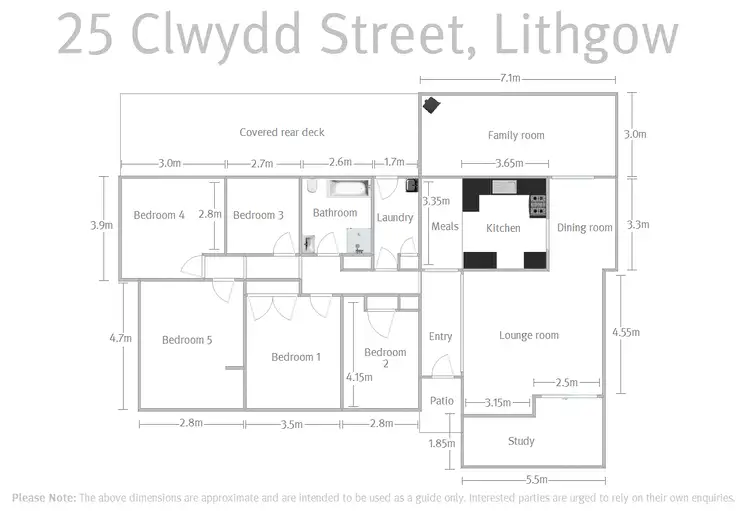 Floorplan of Homely house listing, 25 Clwydd Street, Lithgow NSW 2790