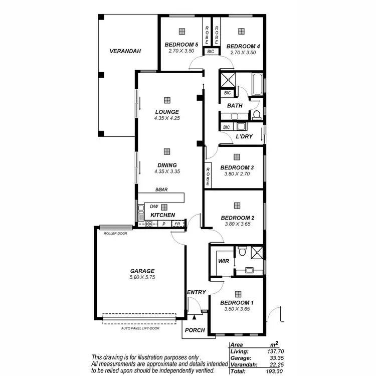 Floorplan of Homely house listing, 14a Bentley Road, Blakeview SA 5114