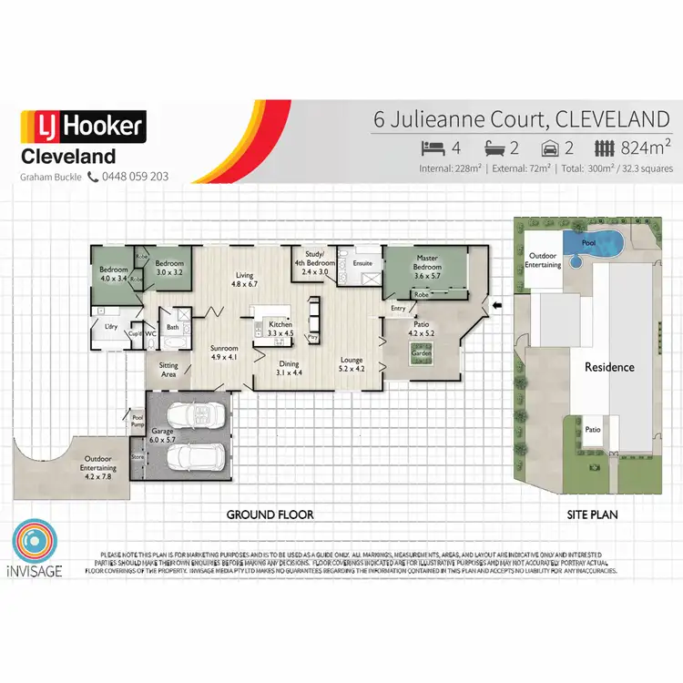 Floorplan of Homely house listing, 6 Julieanne Court, Cleveland QLD 4163