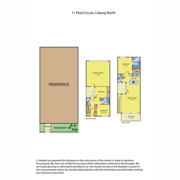 Floorplan of Homely house listing, 11 Pixel Circuit, Coburg North VIC 3058