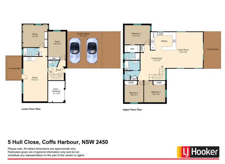 Floorplan of Homely house listing, 5 Hull Close, Coffs Harbour NSW 2450