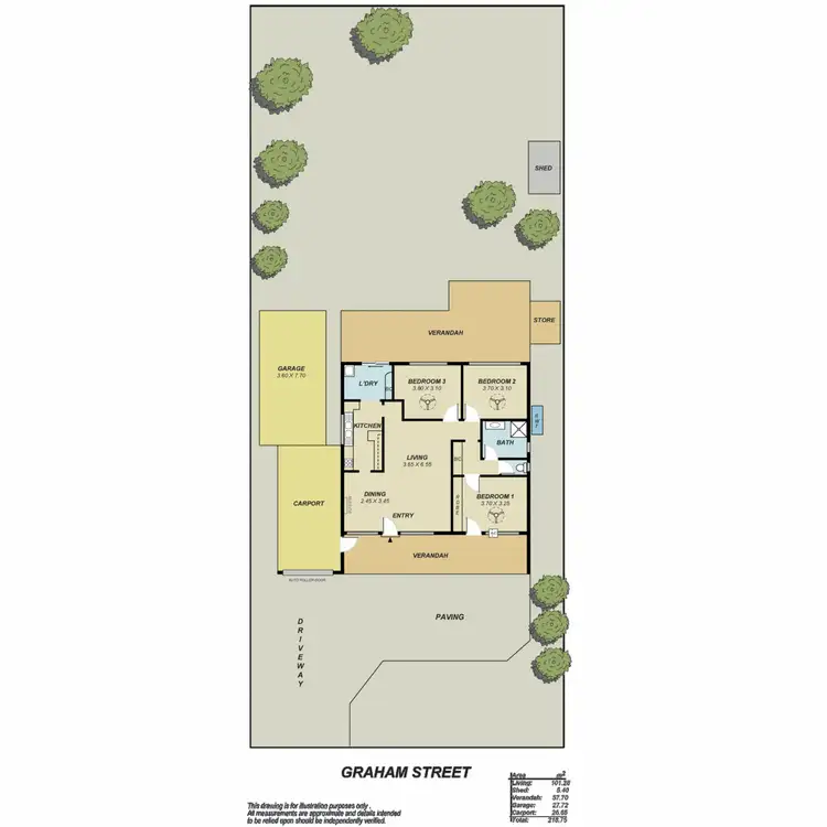 Floorplan of Homely house listing, 36 Graham Street, Para Hills SA 5096