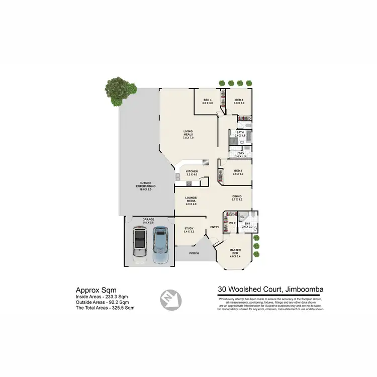 Floorplan of Homely house listing, 30-34 Woolshed Court, Jimboomba QLD 4280