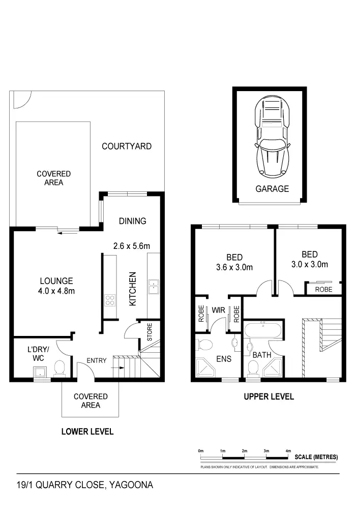 Floorplan of Homely townhouse listing, 19/1 Quarry Close, Yagoona NSW 2199