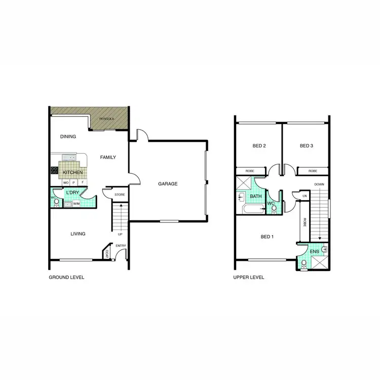 Floorplan of Homely townhouse listing, 10/45 Weddin Circuit, Palmerston ACT 2913