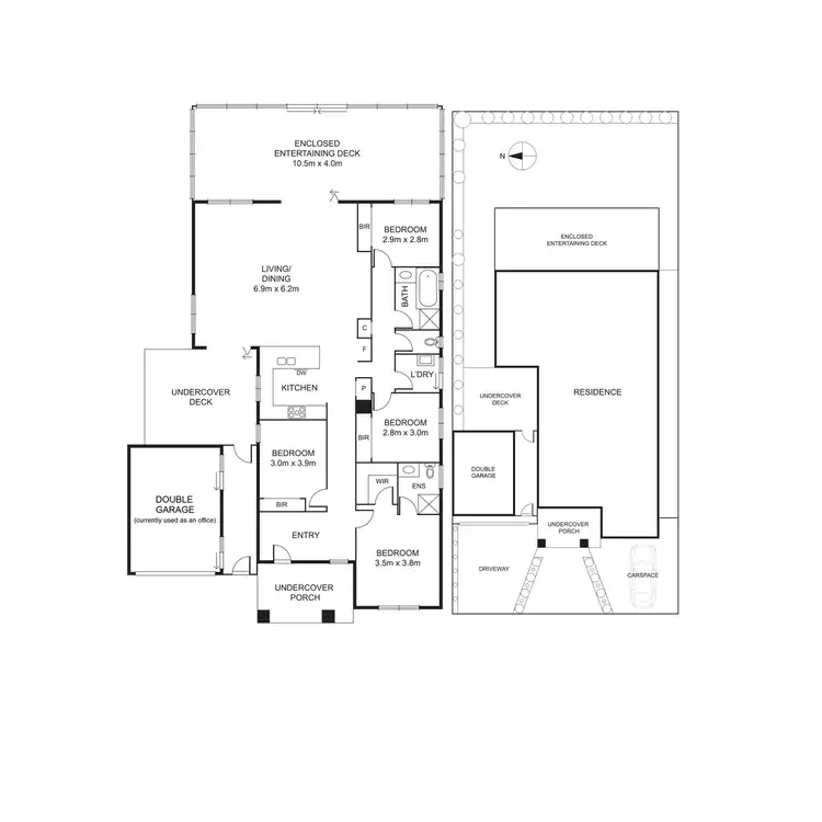 Floorplan of Homely house listing, 8 Grenache Street, Point Cook VIC 3030