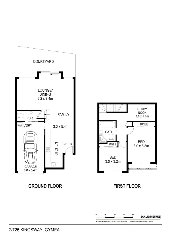 Floorplan of Homely townhouse listing, 2/726-730 Kingsway, Gymea NSW 2227