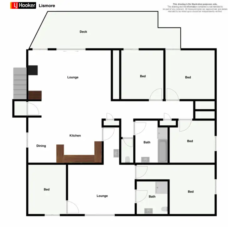 Floorplan of Homely house listing, 121 Donnans Road, Lismore Heights NSW 2480