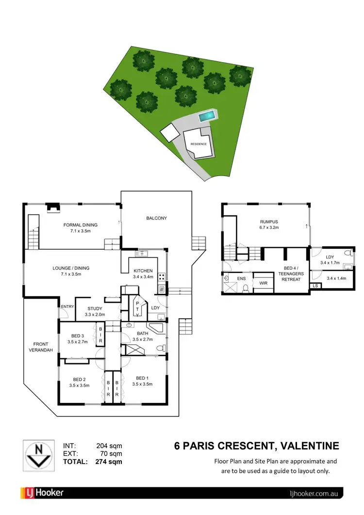 Floorplan of Homely house listing, 6 Paris Crescent, Valentine NSW 2280