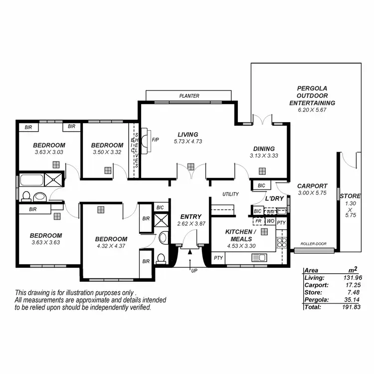 Floorplan of Homely house listing, 1 Simpson Road, Wattle Park SA 5066