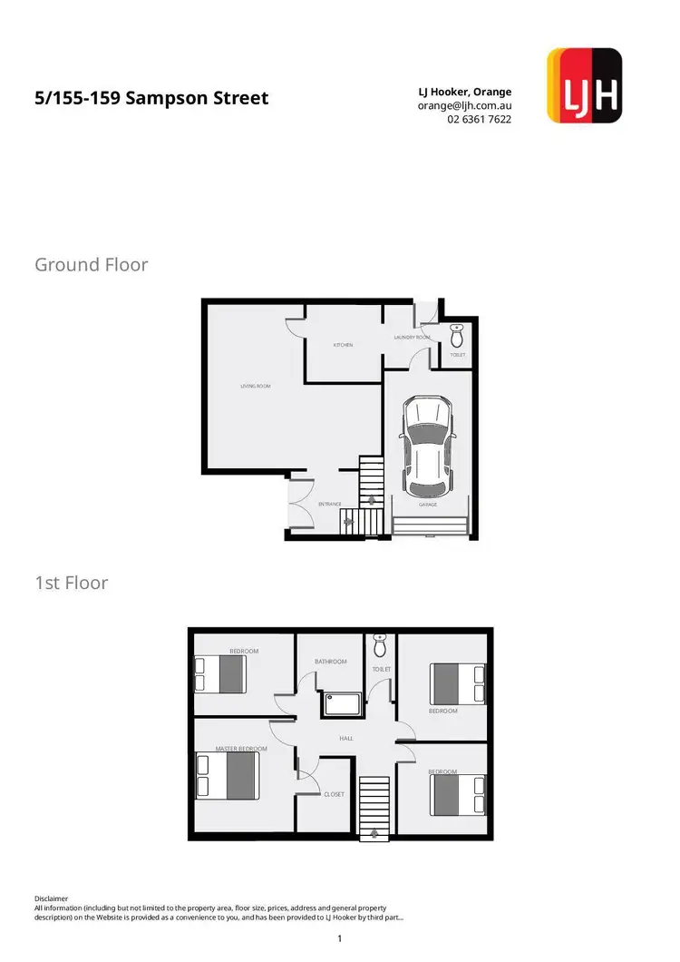 Floorplan of Homely villa listing, 5/155-159 Sampson Street, Orange NSW 2800