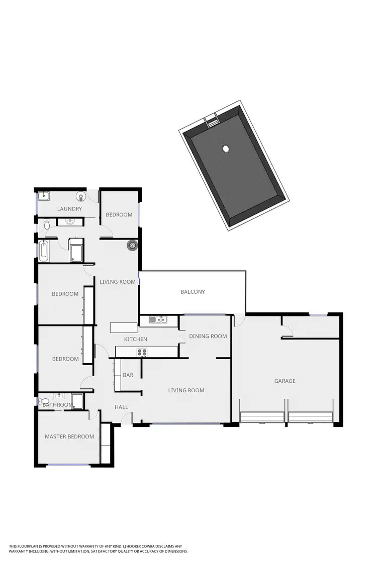 Floorplan of Homely house listing, 5 Lowan Place, Cowra NSW 2794