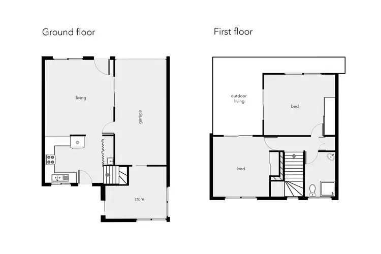 Floorplan of Homely townhouse listing, 1/16-20 Rutherford Street, Yorkeys Knob QLD 4878