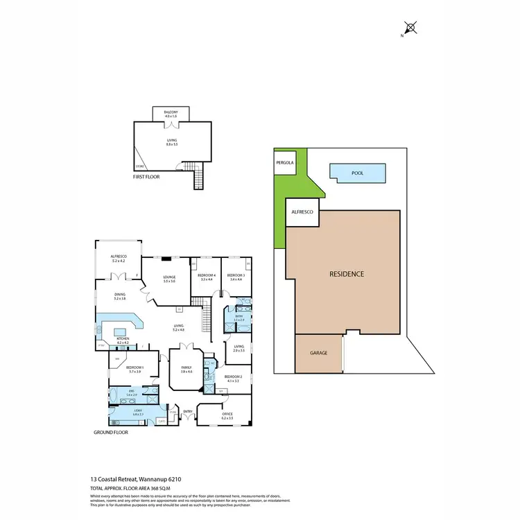 Floorplan of Homely house listing, 13 Coastal Retreat, Wannanup WA 6210