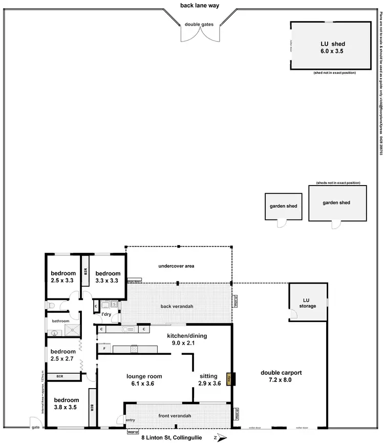 Floorplan of Homely house listing, 8 Linton Street, Collingullie NSW 2650