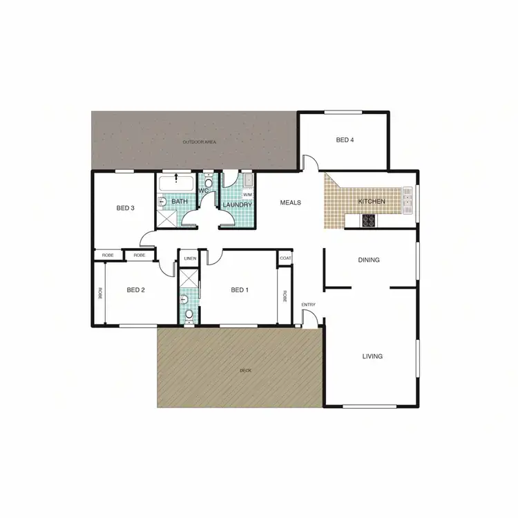 Floorplan of Homely house listing, 12 Baracchi Crescent, Giralang ACT 2617