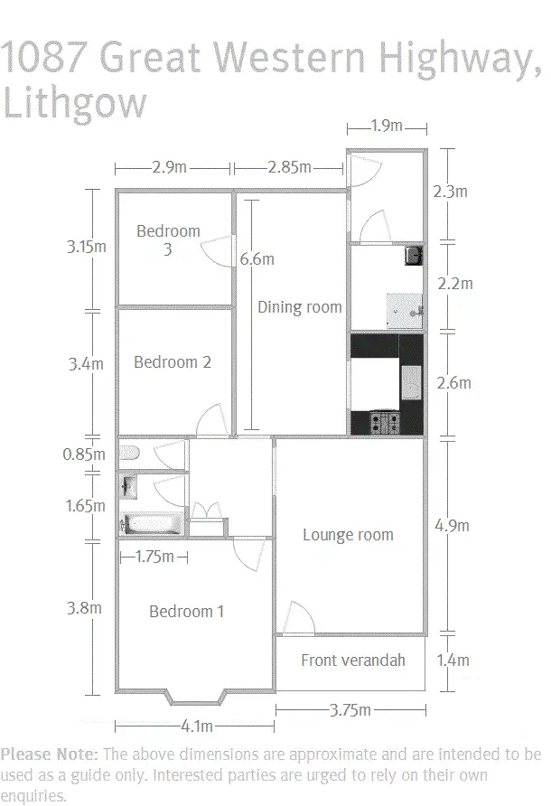 Floorplan of Homely house listing, 1087 Great Western Highway, Lithgow NSW 2790