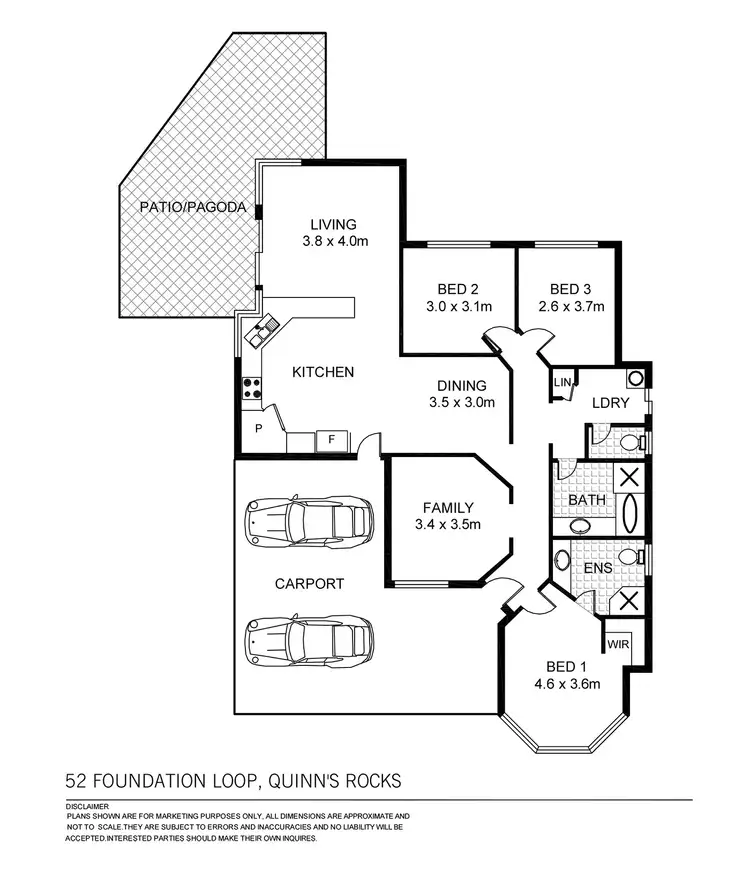 Floorplan of Homely house listing, 52 Foundation Loop, Quinns Rocks WA 6030