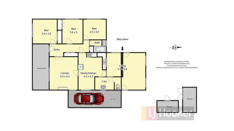 Floorplan of Homely townhouse listing, 87 Waller Street, Benalla VIC 3672