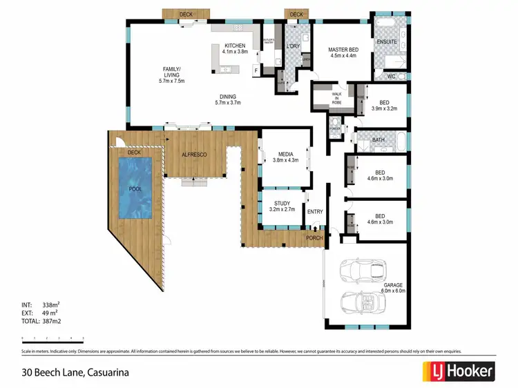 Floorplan of Homely house listing, 30 Beech Lane, Casuarina NSW 2487