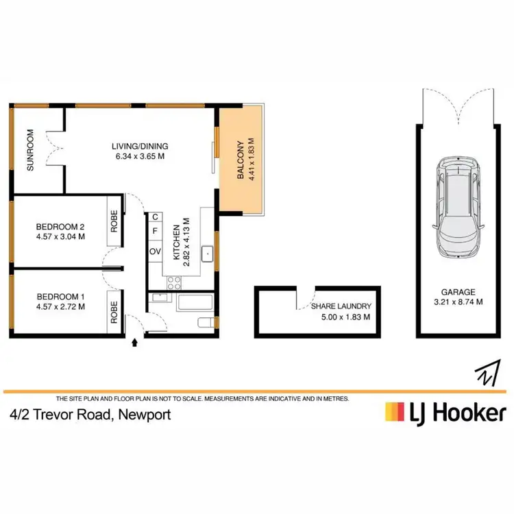 Floorplan of Homely apartment listing, 4/2 Trevor Road, Newport NSW 2106