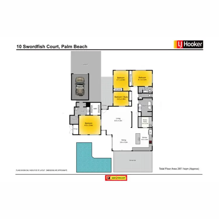 Floorplan of Homely house listing, 10 Swordfish Court, Palm Beach QLD 4221