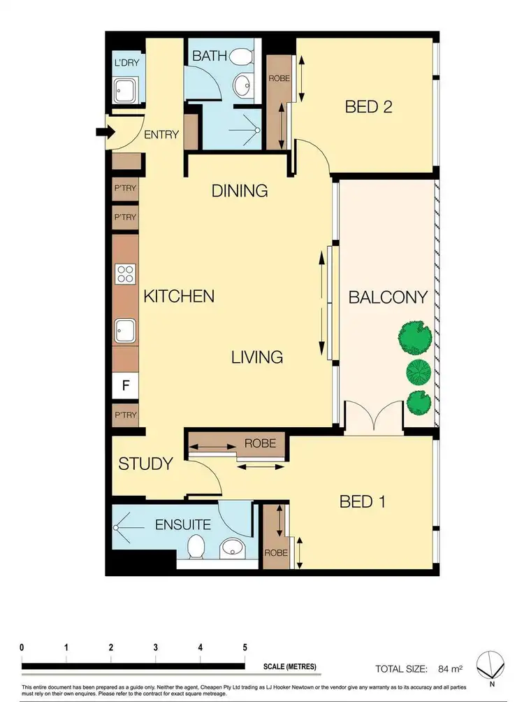 Floorplan of Homely apartment listing, B310/1A Coulson Street, Erskineville NSW 2043