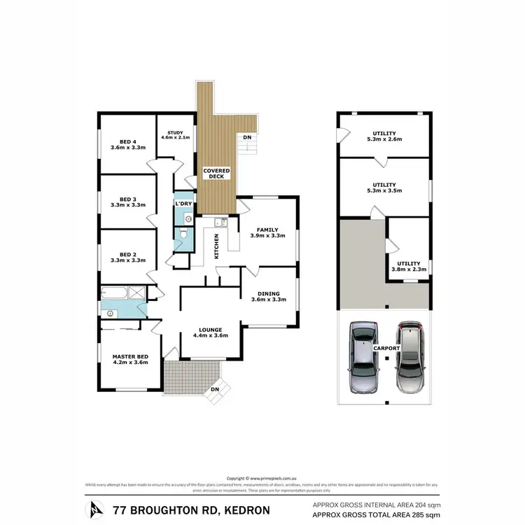 Floorplan of Homely house listing, 77 Broughton Road, Kedron QLD 4031