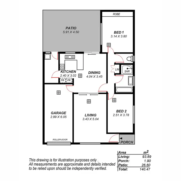 Floorplan of Homely house listing, 9 O'Connell Street, Salisbury Downs SA 5108