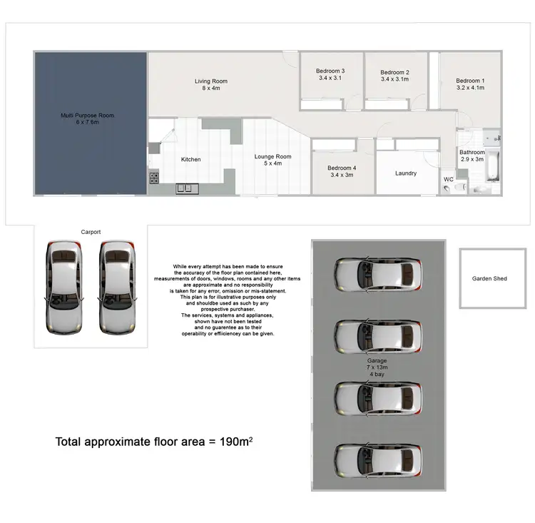 Floorplan of Homely house listing, 2-12 Carbeen Road, Park Ridge South QLD 4125