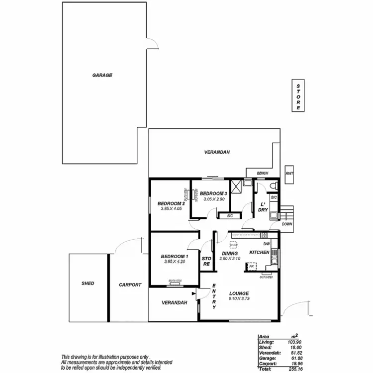Floorplan of Homely house listing, 53 Mira Street, Gepps Cross SA 5094