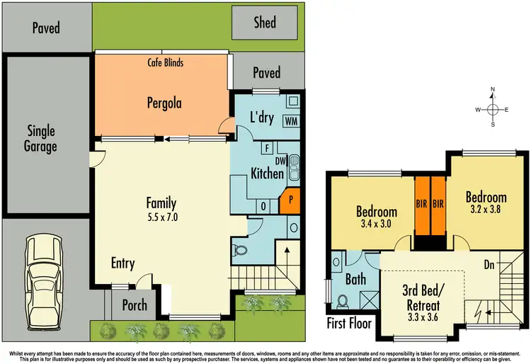 Floorplan of Homely townhouse listing, 3/33 Jones Road, Dandenong VIC 3175