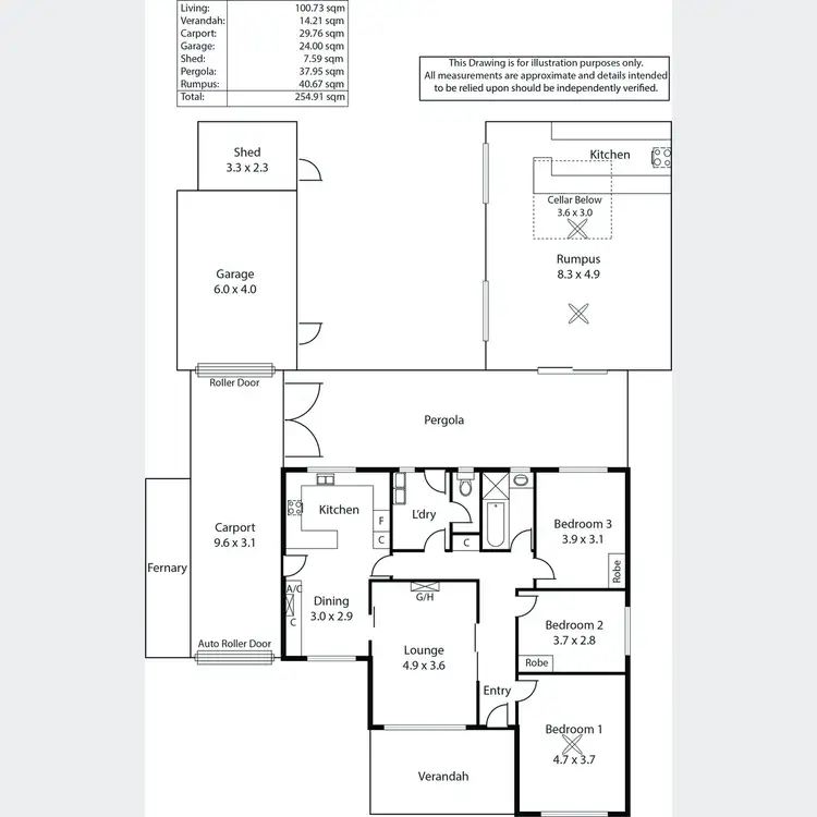 Floorplan of Homely house listing, 10 Grant Avenue, Lockleys SA 5032