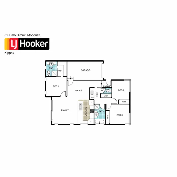 Floorplan of Homely house listing, 51 Limb Circuit, Moncrieff ACT 2914