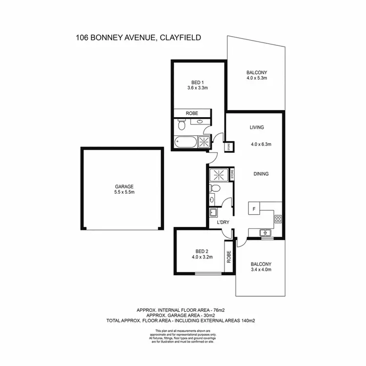 Floorplan of Homely apartment listing, 11/106 Bonney Avenue, Clayfield QLD 4011