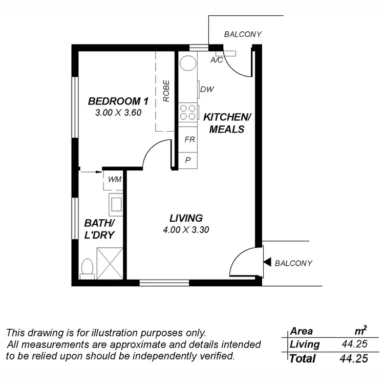 Floorplan of Homely unit listing, 4/560 Greenhill Road, Burnside SA 5066