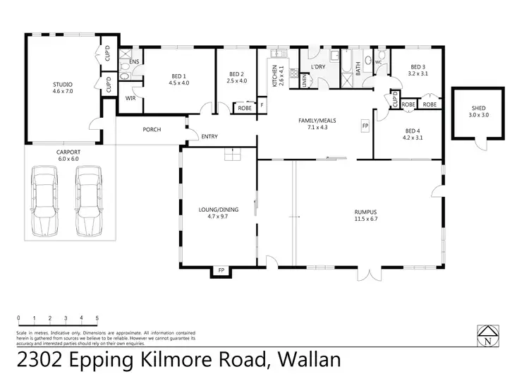 Floorplan of Homely house listing, Lot 1/2314 Epping Kilmore Road, Upper Plenty VIC 3756