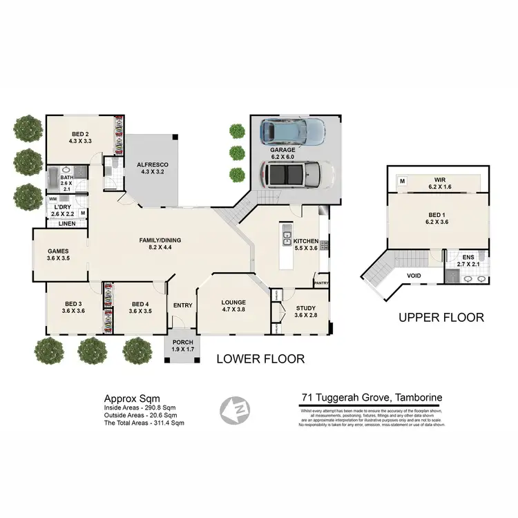 Floorplan of Homely rural property listing, 71 Tuggerah Gr, Tamborine QLD 4270