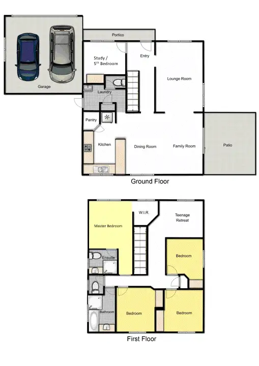 Floorplan of Homely house listing, 13 Flynn Place, Aspley QLD 4034
