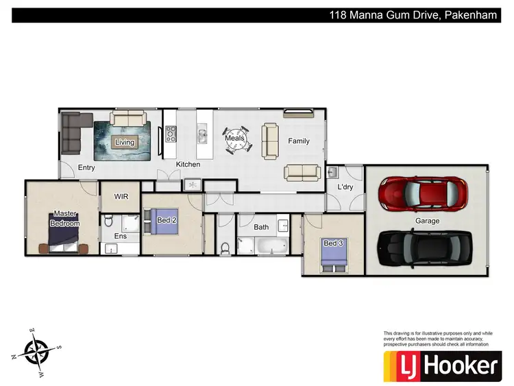 Floorplan of Homely house listing, 118 Manna Gum Drive, Pakenham VIC 3810