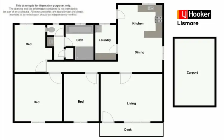 Floorplan of Homely house listing, 16 Allingham Place, Goonellabah NSW 2480