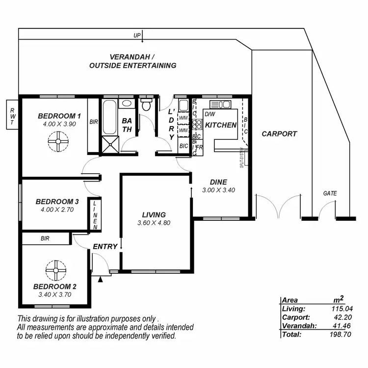 Floorplan of Homely house listing, 6 Roebling Street, Modbury Heights SA 5092
