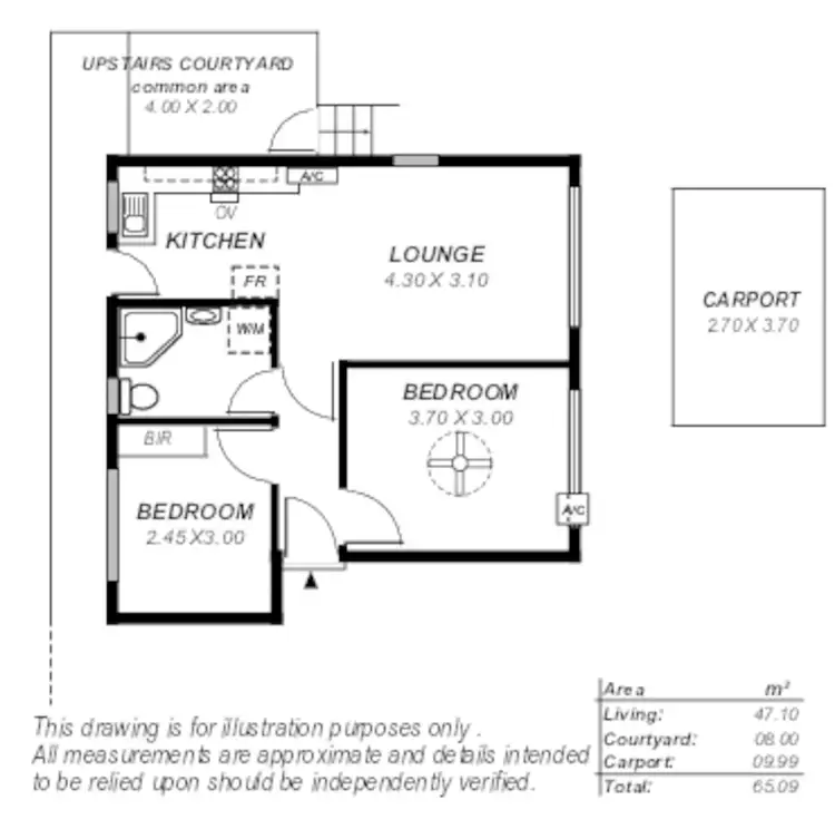 Floorplan of Homely unit listing, 8/2 Winston Avenue, Clarence Gardens SA 5039