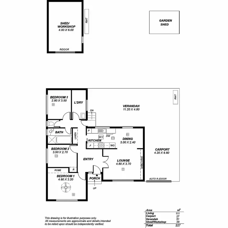 Floorplan of Homely house listing, 22 Quebec Drive, Modbury Heights SA 5092