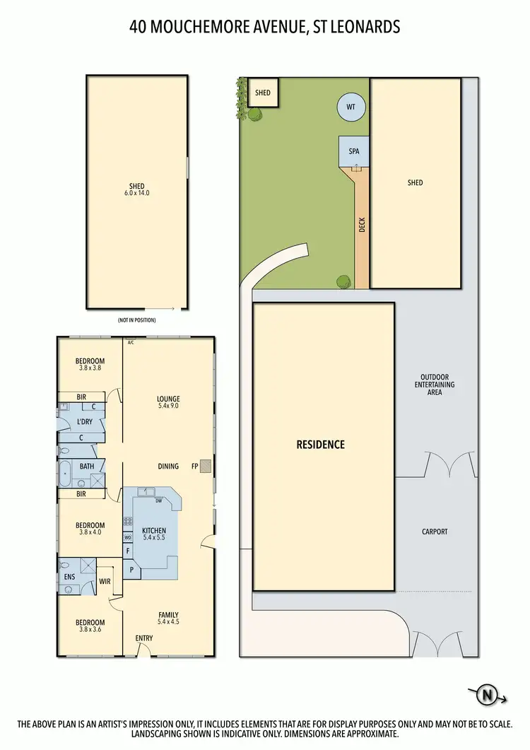 Floorplan of Homely house listing, 40 Mouchemore Avenue, St Leonards VIC 3223