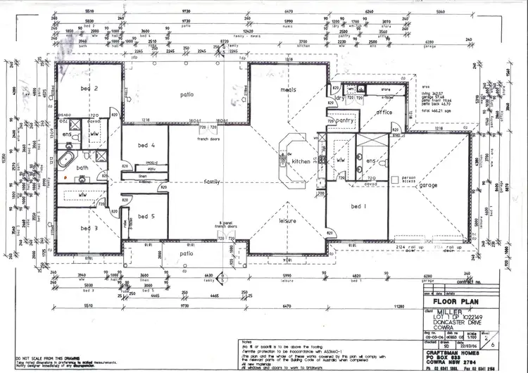 Floorplan of Homely house listing, 45 Doncaster Drive, Cowra NSW 2794
