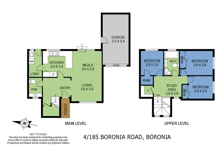 Floorplan of Homely unit listing, Unit 4/185 Dorset Road, Boronia VIC 3155
